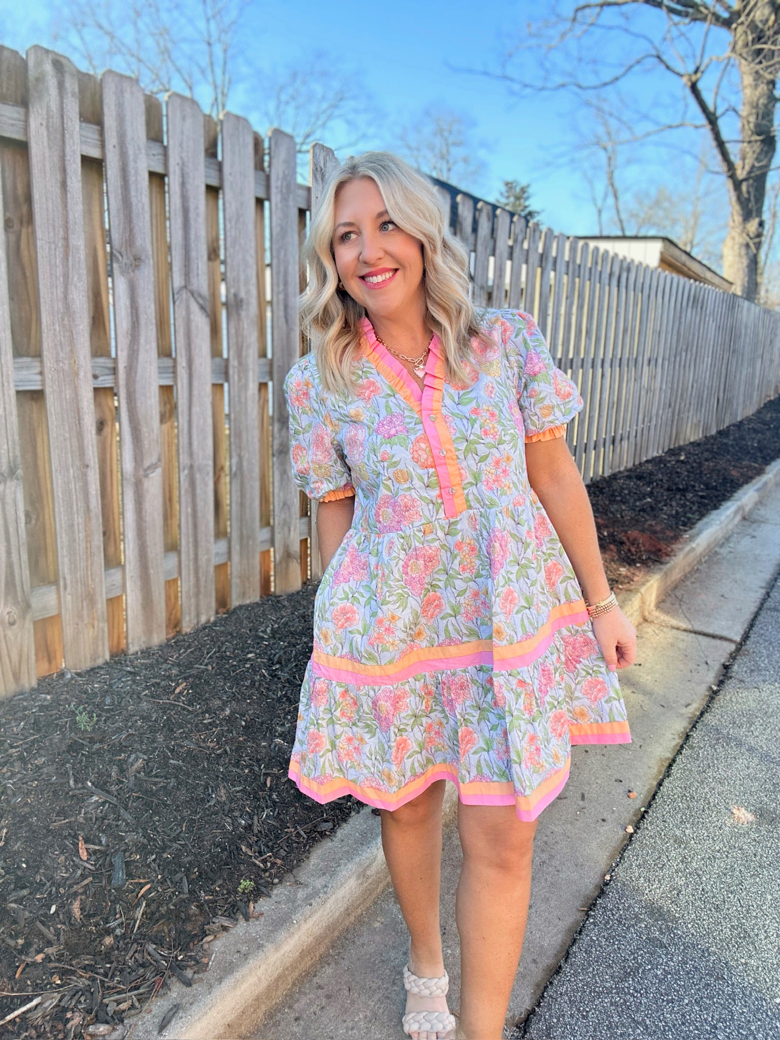 Signs of Timeless Florals Dress