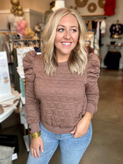 This Weekend Quilted Sweatshirt