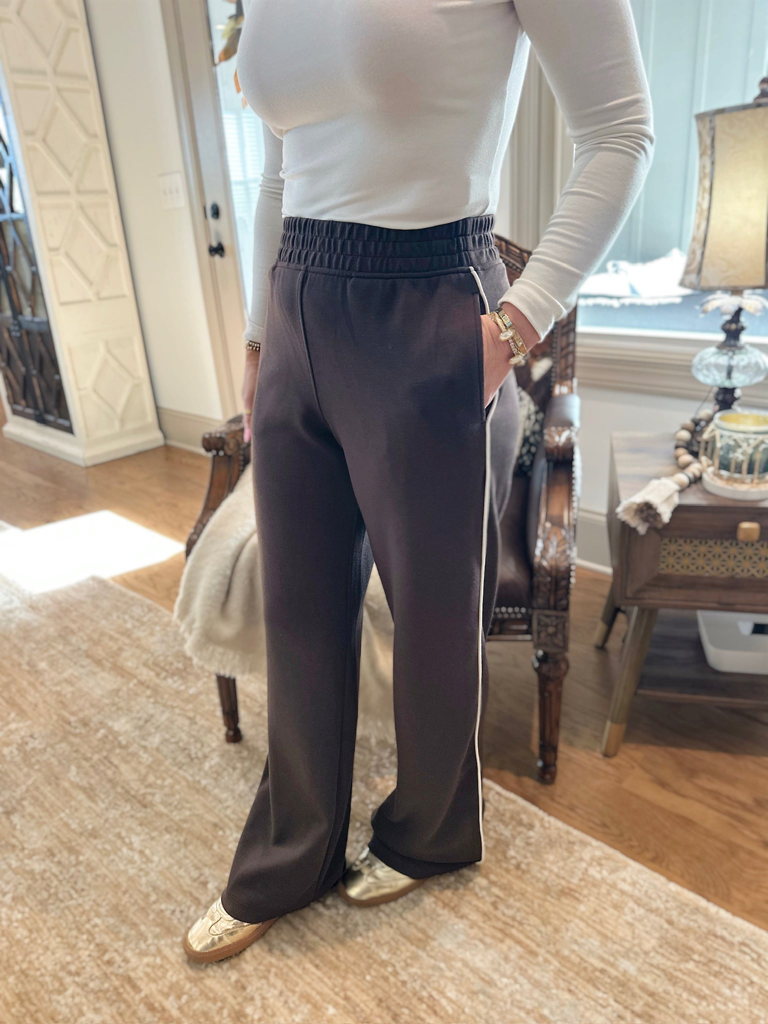 All That You Want Scuba Piping Lounge Pants