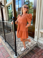 Seen it All Puff Sleeve Dress