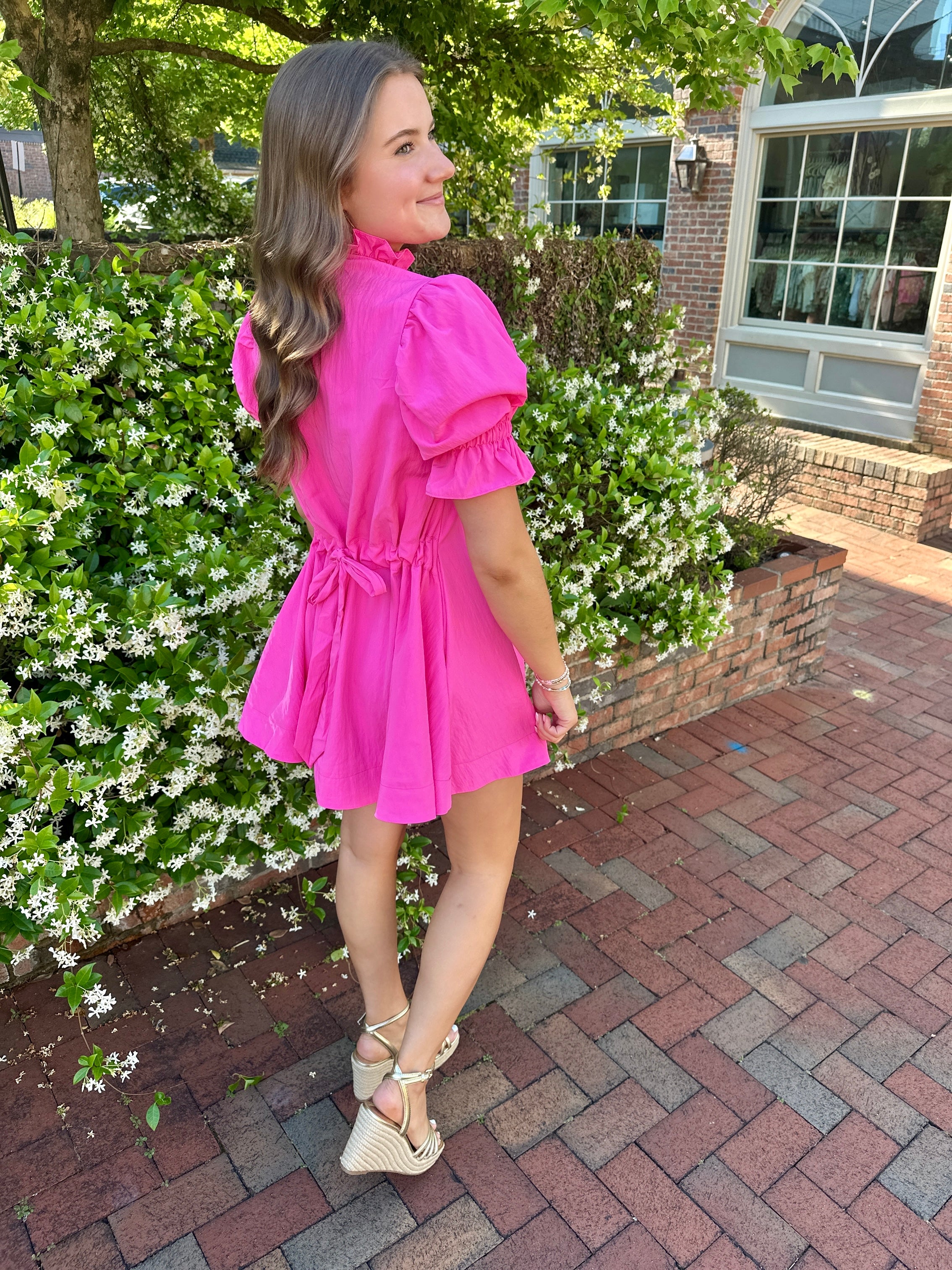 Wish I Didn’t Know Mini Dress with Puff Sleeves