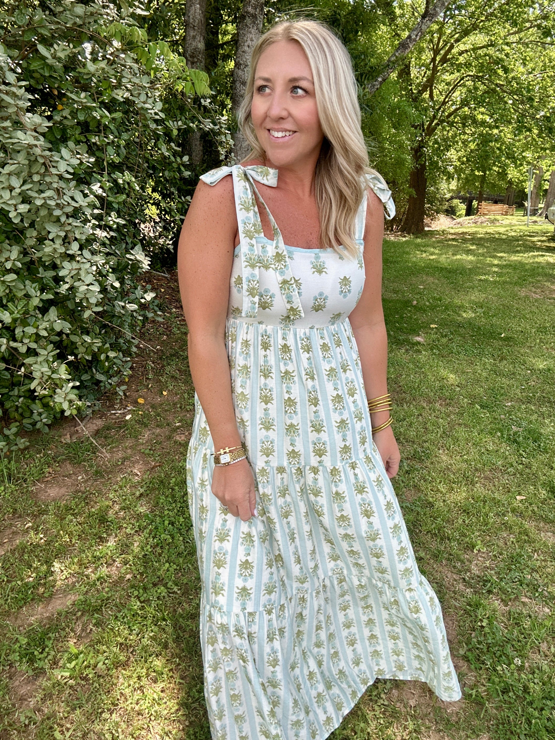 Magnolia Belle Floral Midi Dress