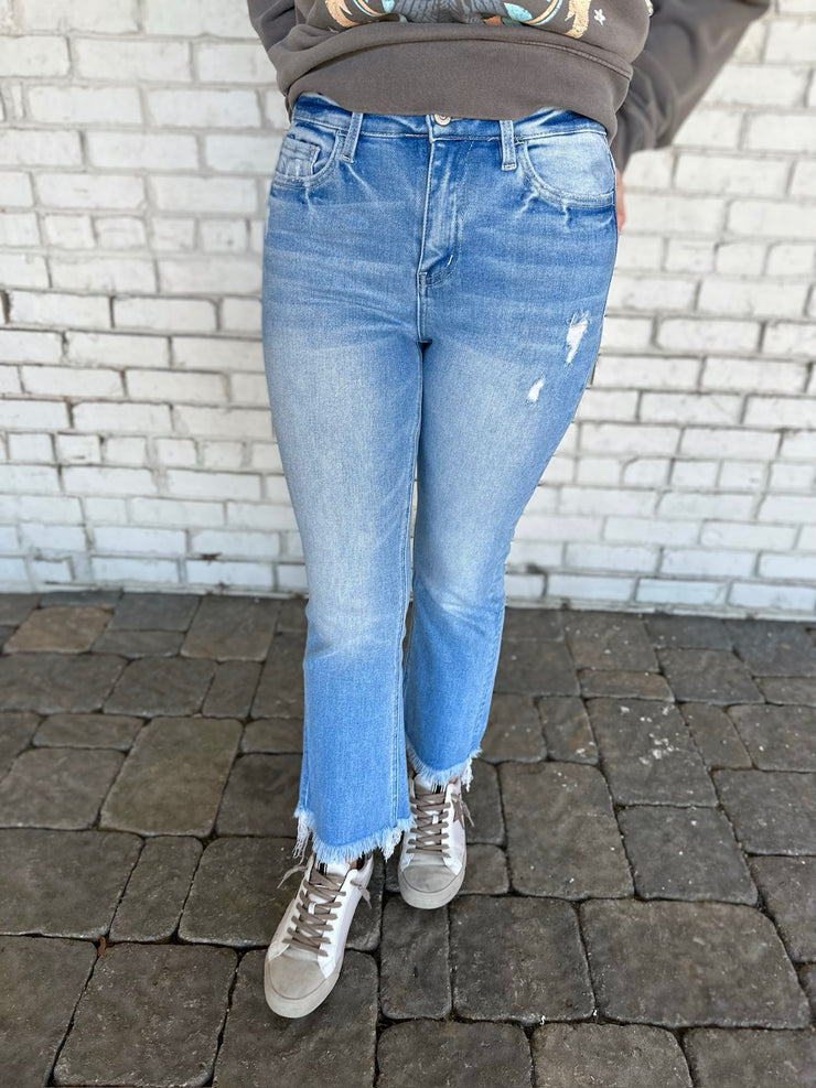 Ready to Go Out High Rise Kick Flare Jeans