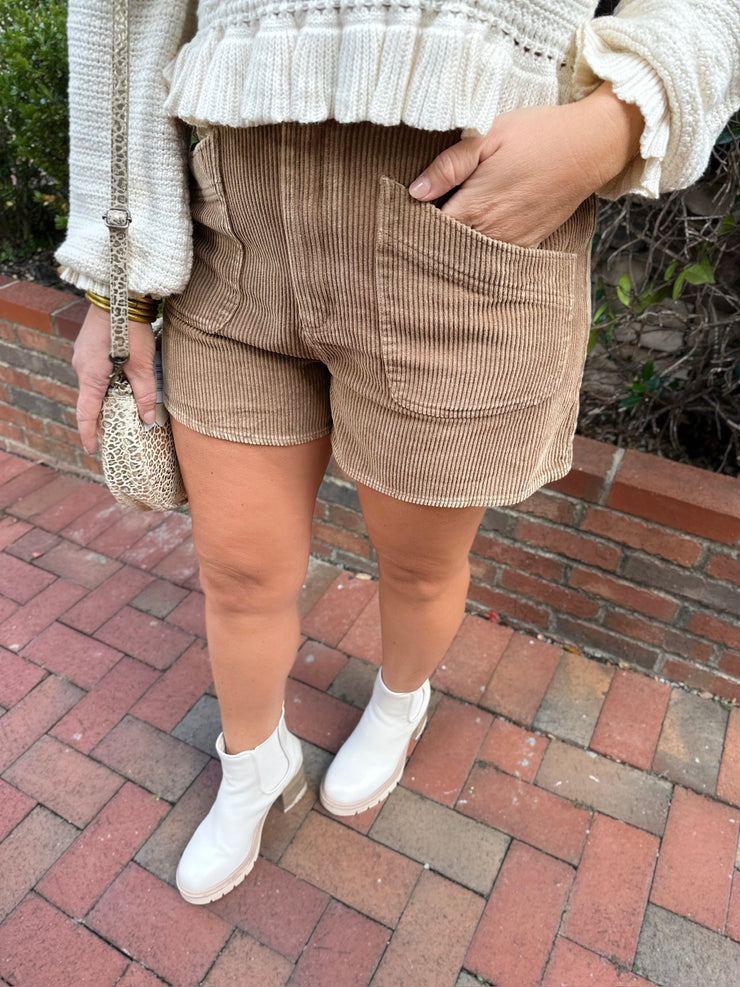 Where are You Corduroy Shorts