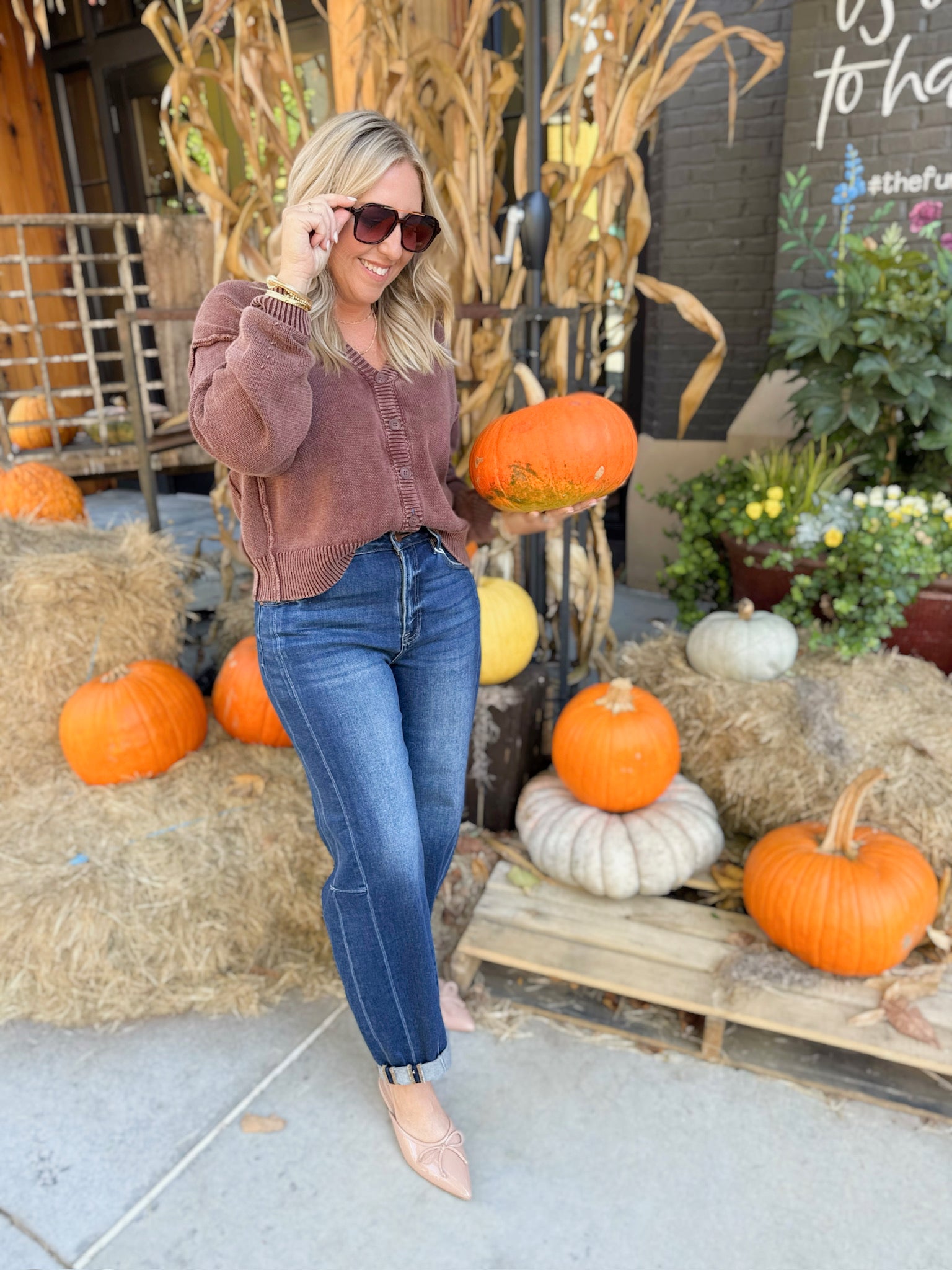 Had It On My Mind Ribbed Button Down Cardigan