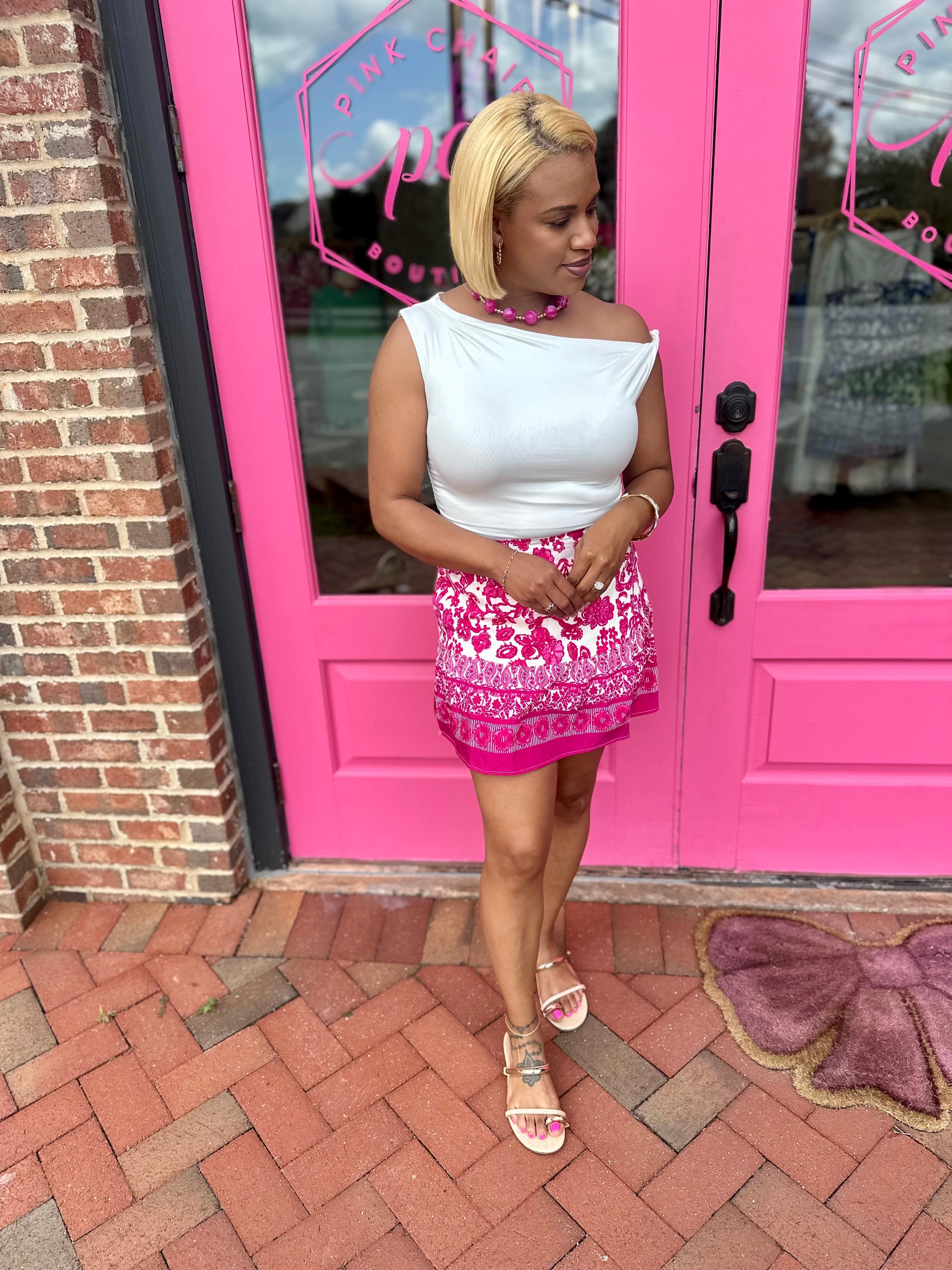 All Dressed Up Floral Skirt