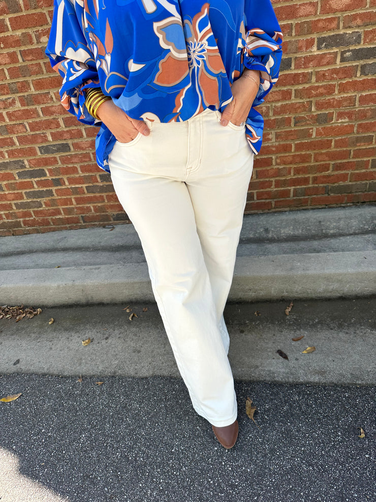 Going Everywhere High Rise Tummy Control Wide Leg Pants