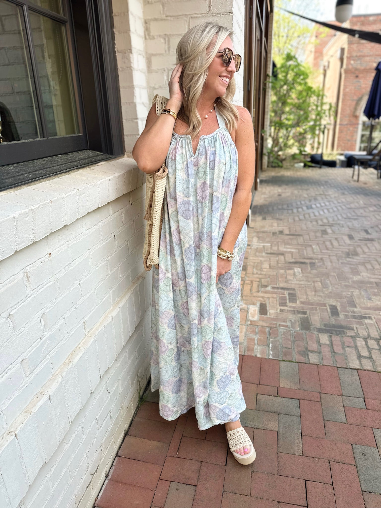 Sea & Shells Maxi Dress