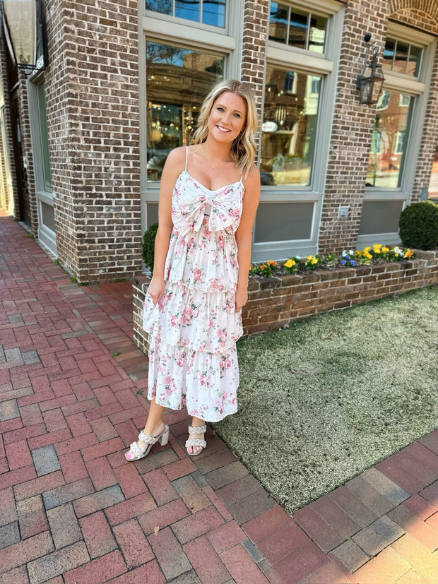 Who Loved You Better Floral Maxi Dress