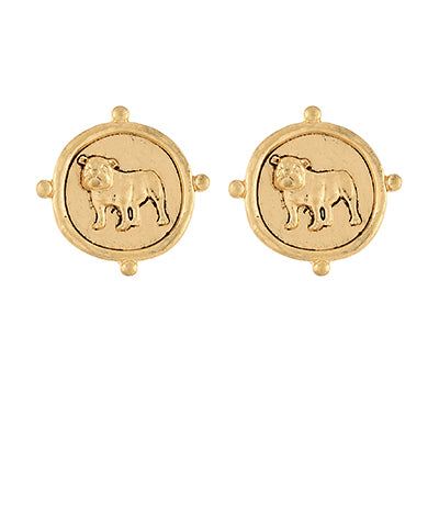 Bulldog Gold Studs