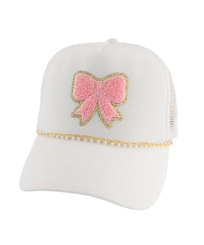 Bow Hat with Chain