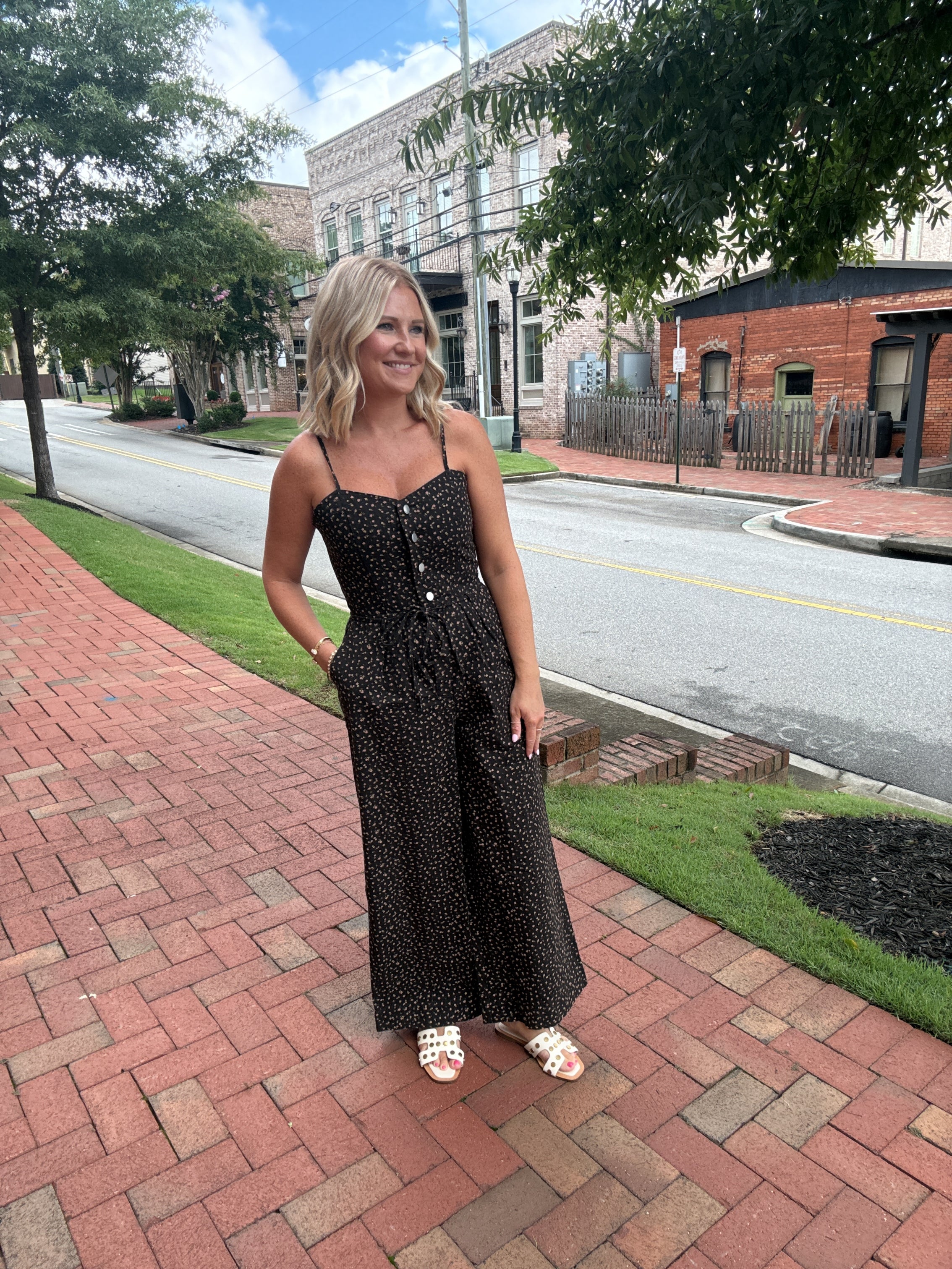 Best Of Both Worlds Floral Sleeveless Jumpsuit
