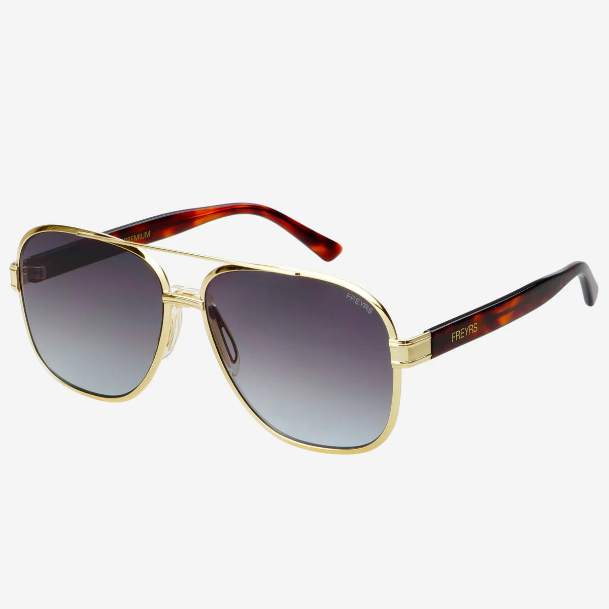 Carter Aviator Unisex Sunglasses- Gray