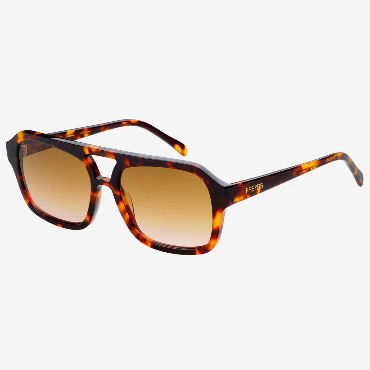Havana Acetate Aviator Sunglasses- Tortoise