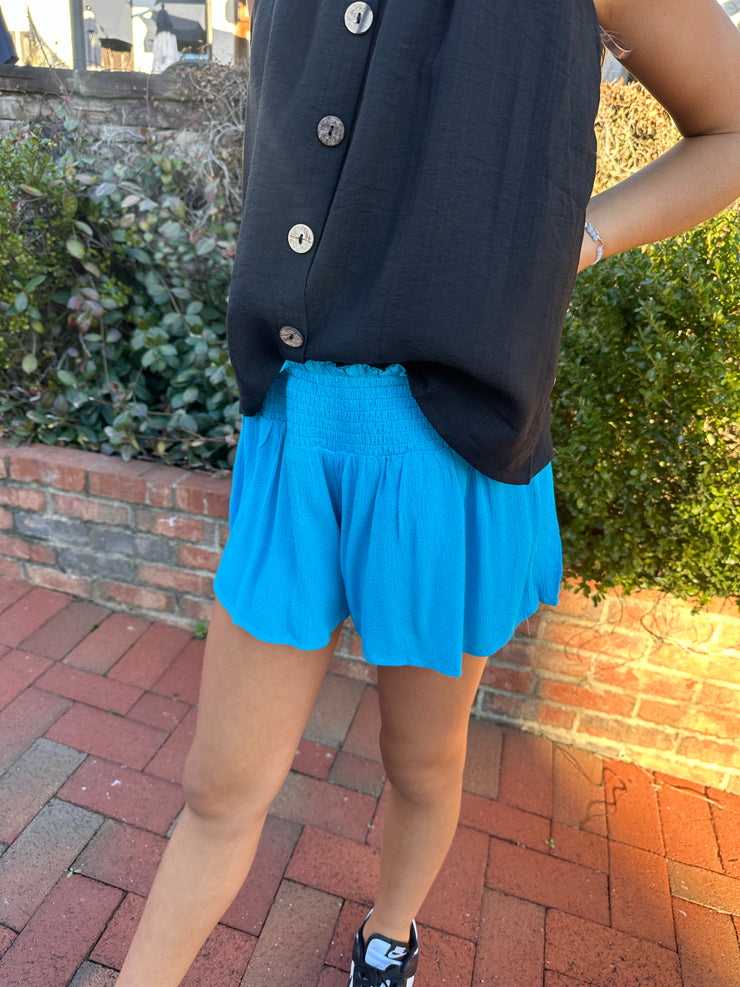 Whimsy Waves Flowy Shorts