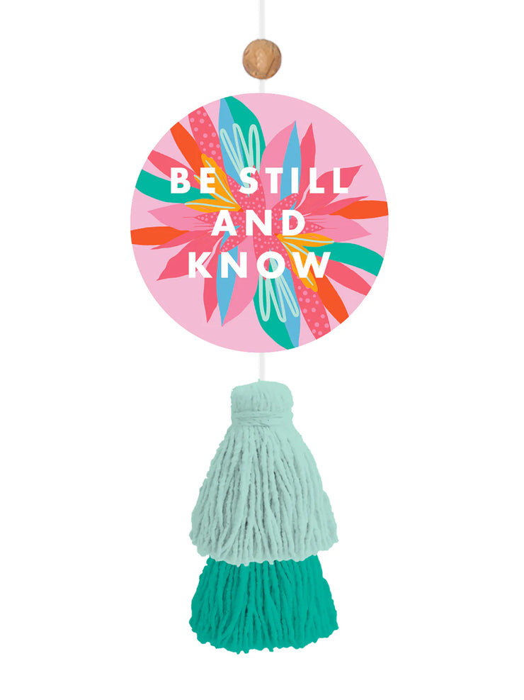 Car Air Freshener- Be Still and Know
