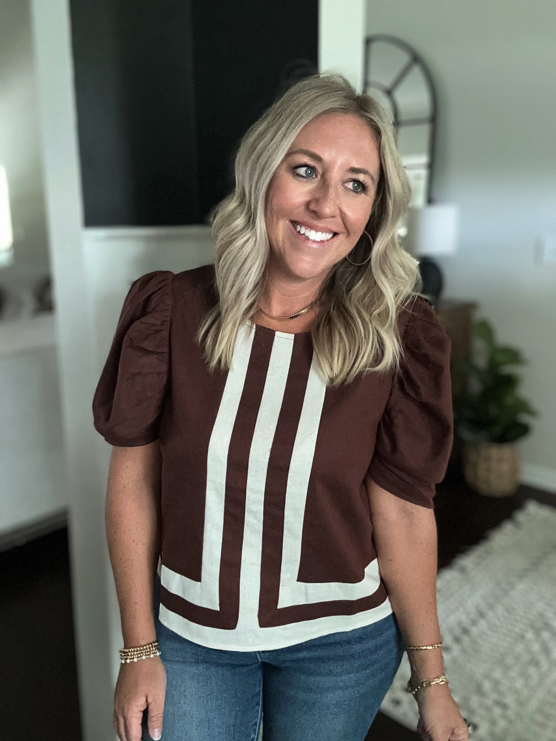 Creating Classy Prints Short Sleeve Top