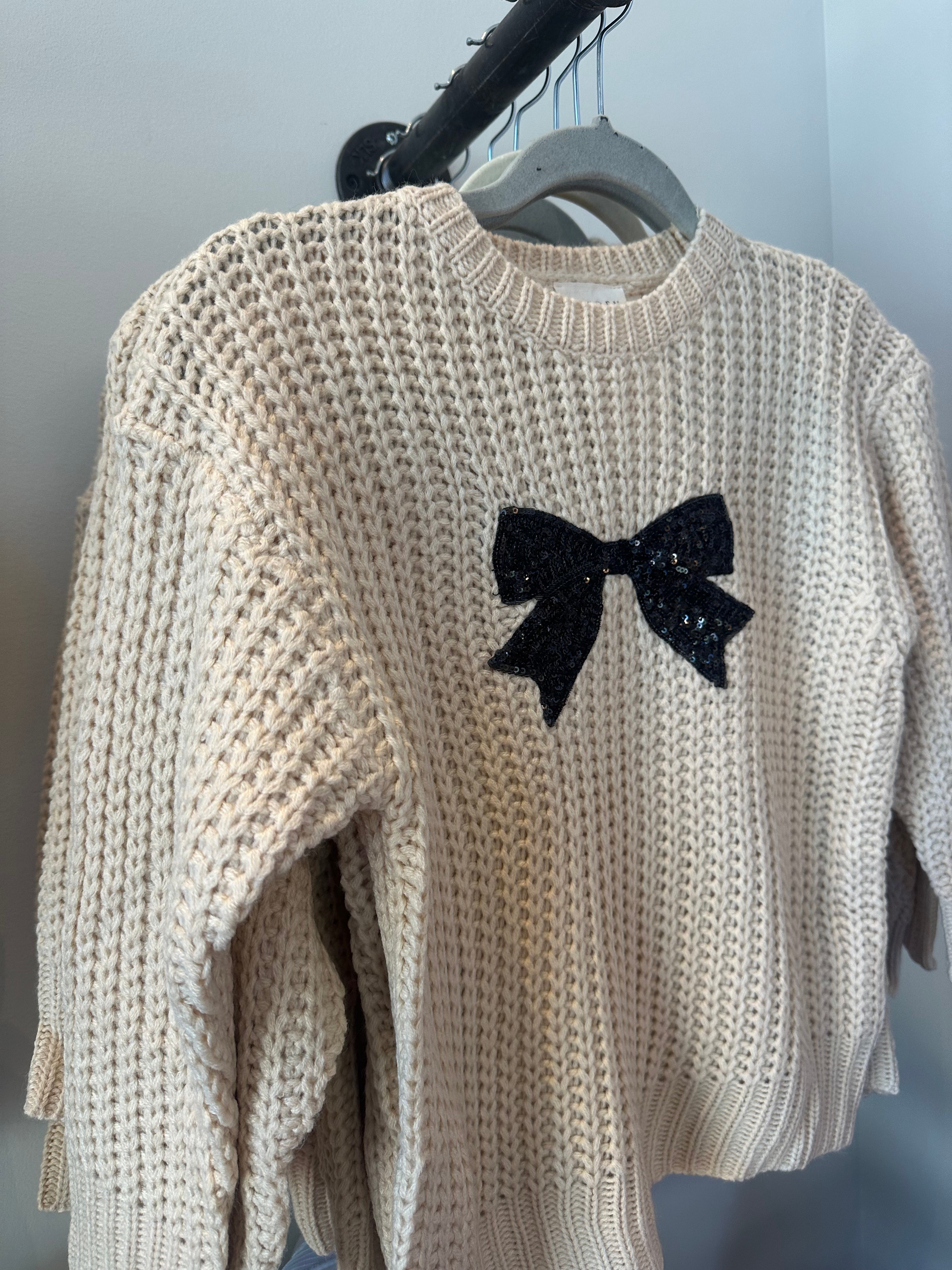 Bows Are A Girl's BFF Sweater