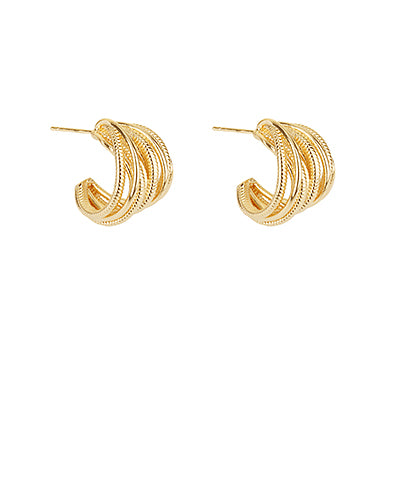 Layered & Textured Hoops