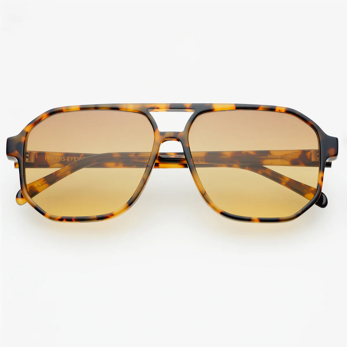 Billie Unisex Aviator Sunglasses- New Tortoise/Brown