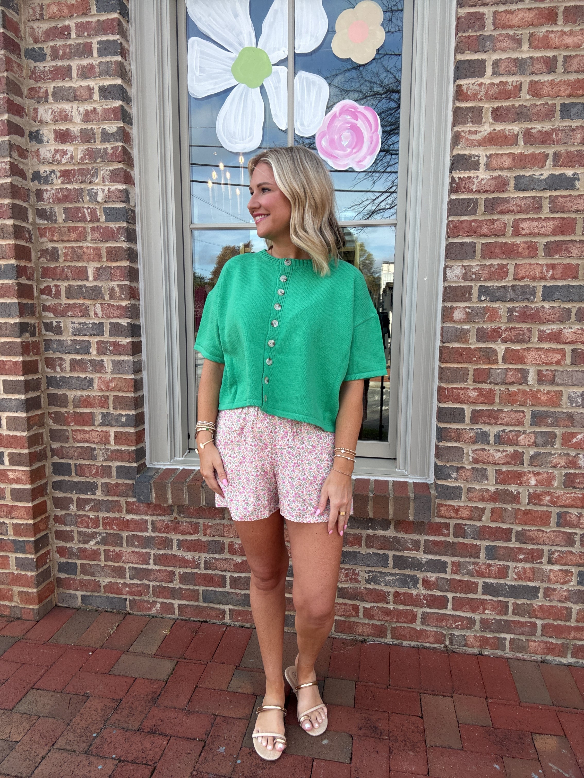 Go So Far Floral Shorts