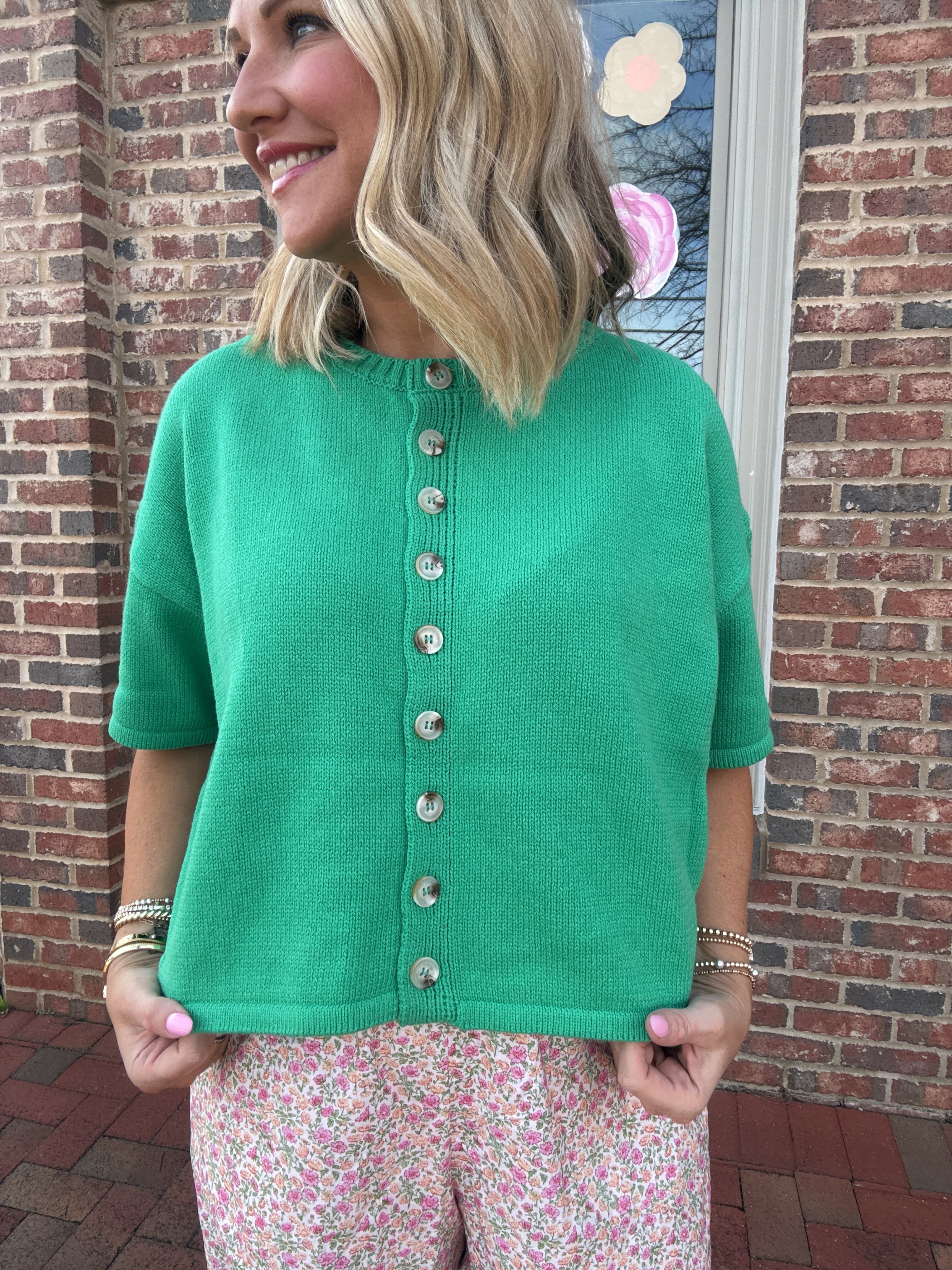 Good Girl Button Down Sweater