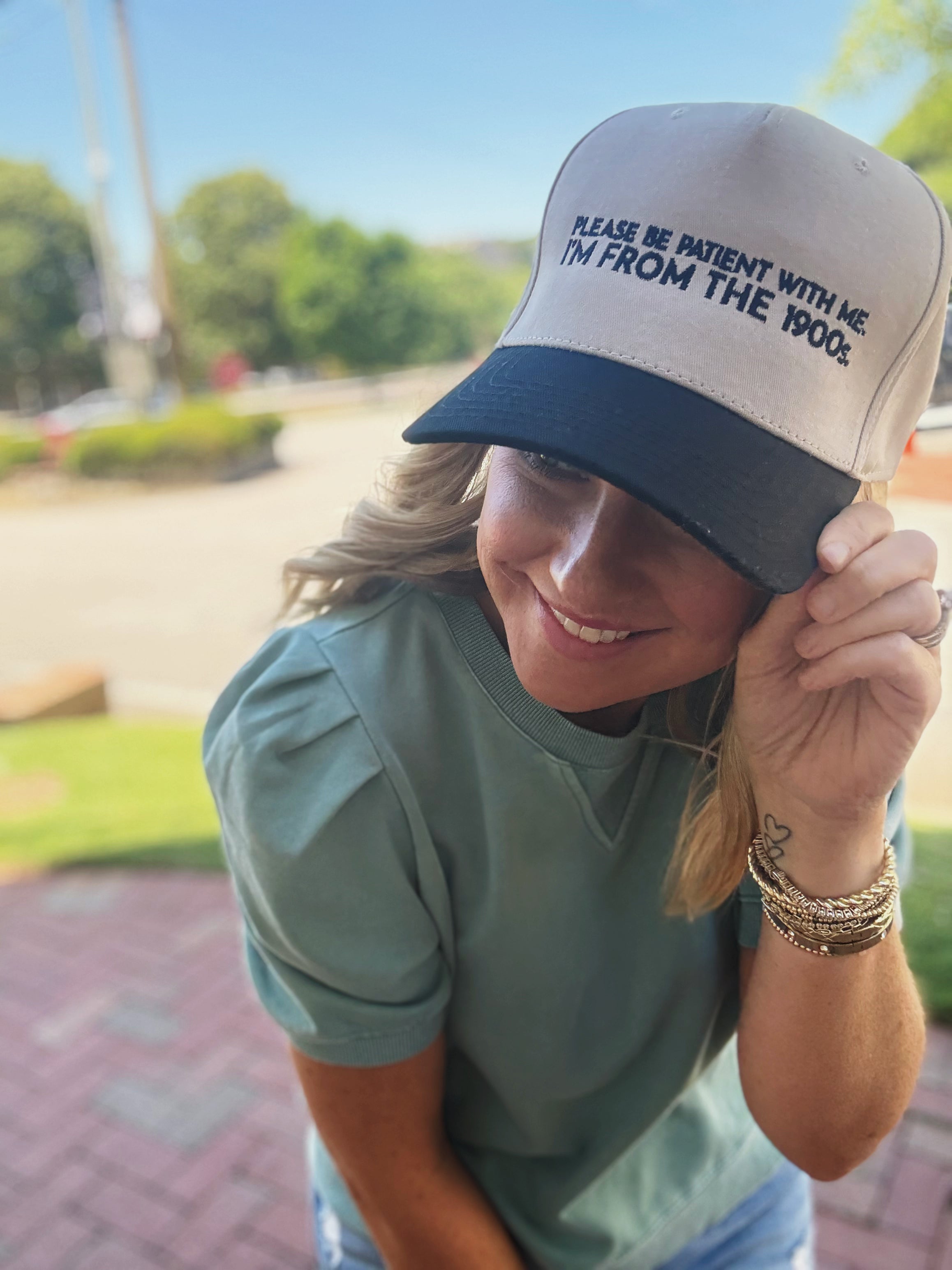 Be Patient With Me Trucker Hat
