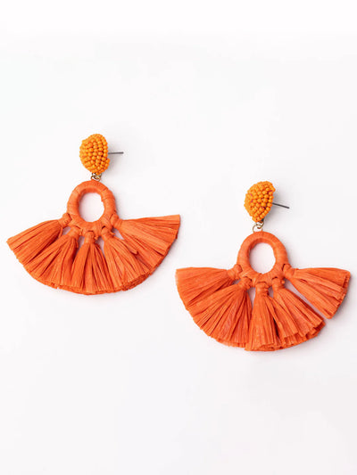 Alexa Earrings- Orange
