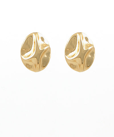 Swirl Oval Earrings