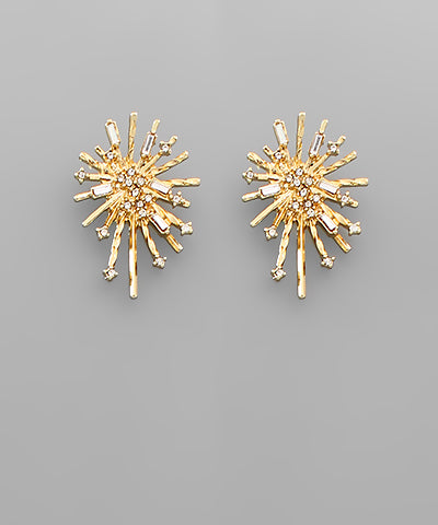 Crystal Starburst Earrings