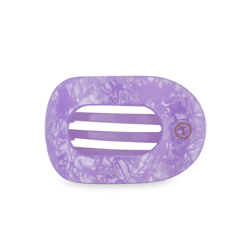 Lavender Mist Medium Flat Round Clip