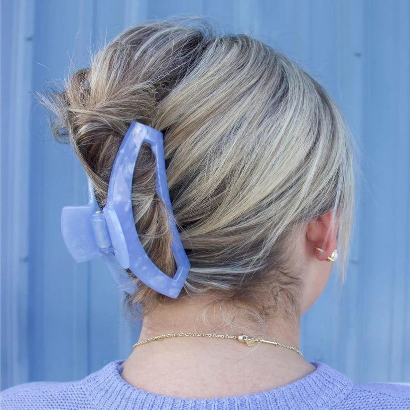Blue Lagoon Large Open Hair Clip