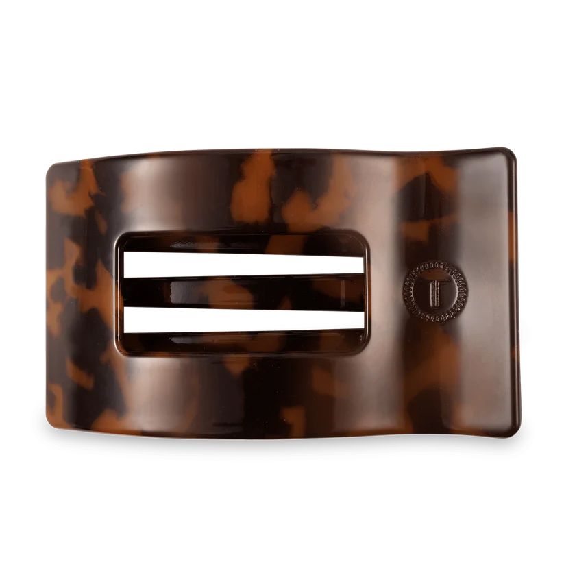 Tortoise Teleties Large Flat Rectangle Clip