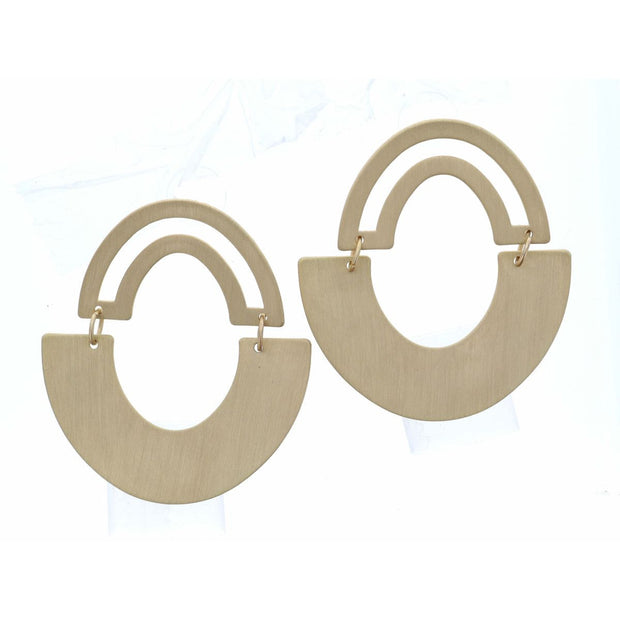 Gold Open Arch & Closed Arch Earrings
