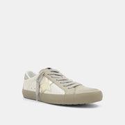 Paula Sneakers- Bone Snakeskin