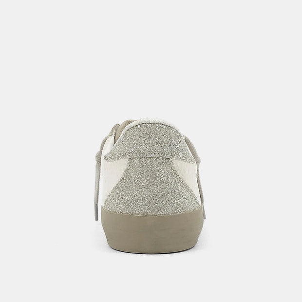 Paula Sneakers- Bone Snakeskin