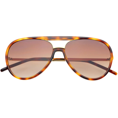 Shay Aviator Sunglasses- Tortoise/Gradient Brown