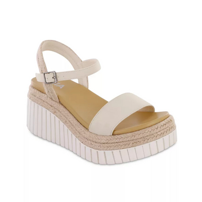 Zalia Wedge Sandal in SeaShell