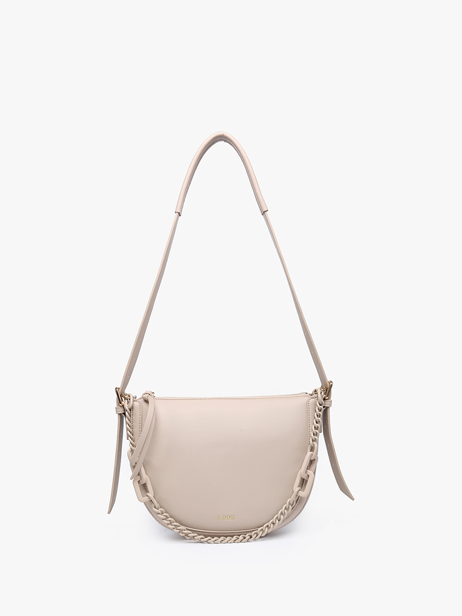 Delhi Chain Saddle Bag : Lt. Sand