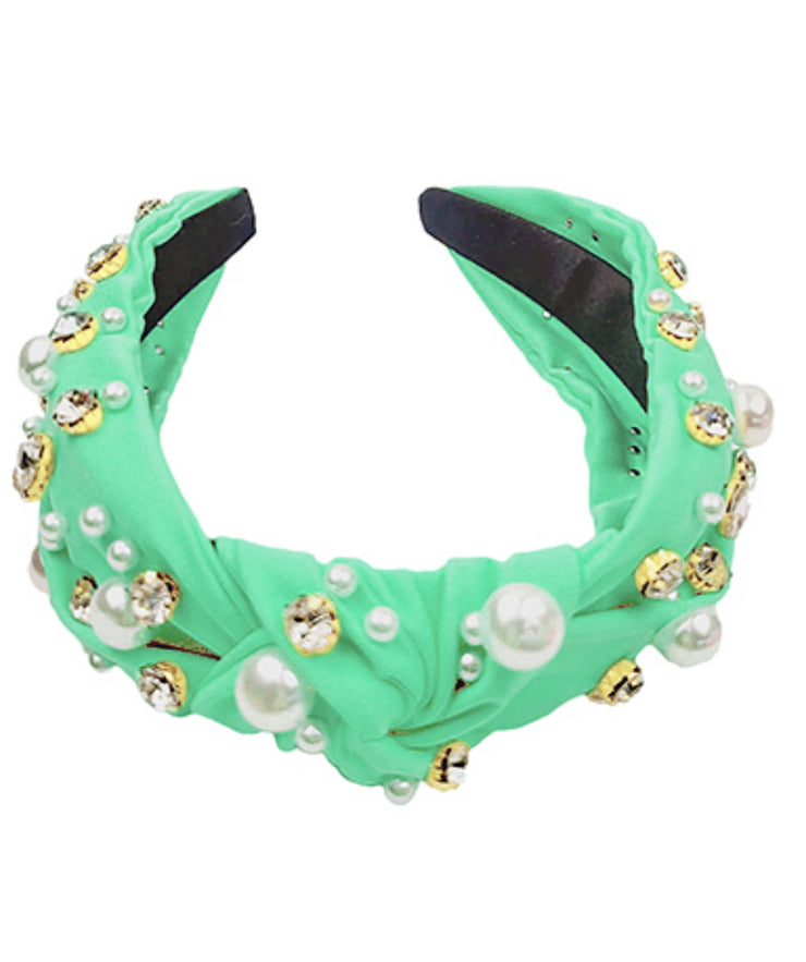 Diamond & Pearl Headband
