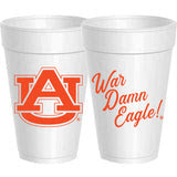 Auburn - War Damn Eagle - Set of 10 Styrofoam