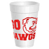 Georgia - Go Dawgs - Set of 10 Styrofoam