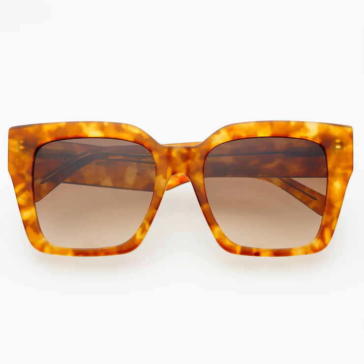 Bon Chic Oversized Square Sunglasses- Brown