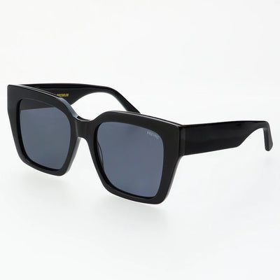 Bon Chic Oversized Square Sunglasses- Black