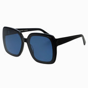 Ella Womens Acetate Sunglasses- Black
