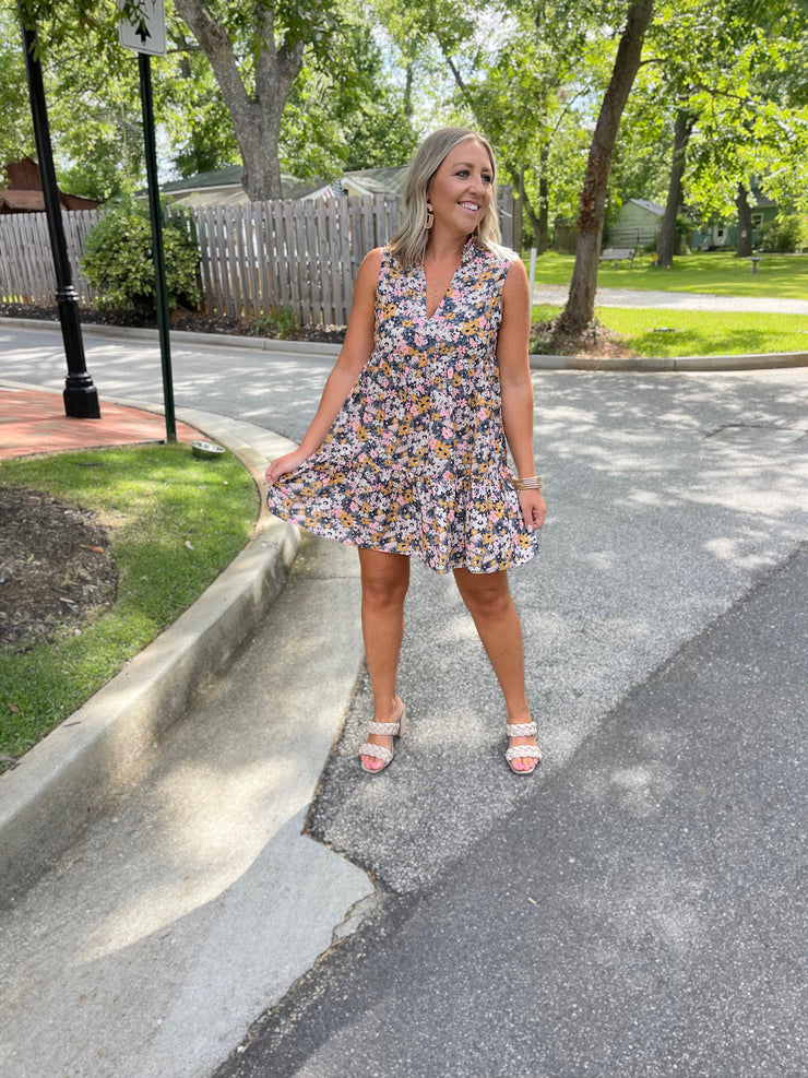 Fun for You Floral Dress